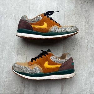 NIKE AIR SAFARI AIR MAX 1 SE "ATMOS" MONARCH-YELLOW -FLAX SZ 9 [AO3298-800]